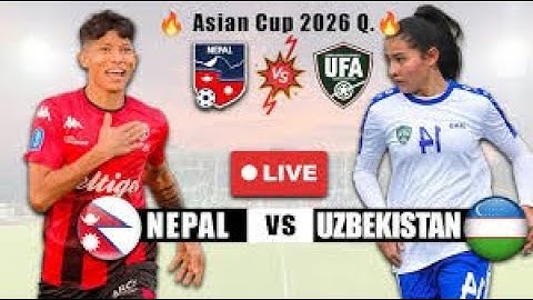 Uzbekistan vs Nepal | AFC Women's Asian Cup Qualifiers | Live Football