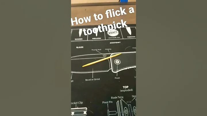 How to flick a Toothpick
