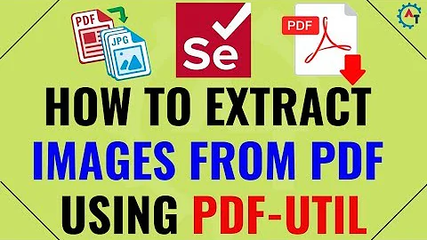 How to Extract Images from Pdf File using Pdf Util