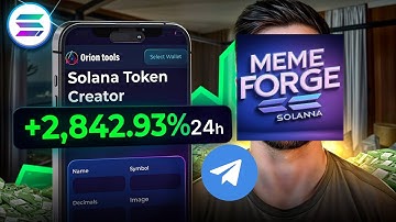 🥵Solana Meme coin in 1 minute 🥶  via Telegram Bot