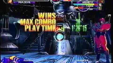 MvC2 Online (360): Brett vs Nxver Die (first to 10) part 3 .:10.30.09:.