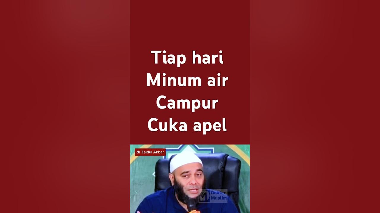 Tiap hari minum cuka - dr Zaidul Akbar Tiap hari minum cuka - dr Zaidul Akbar