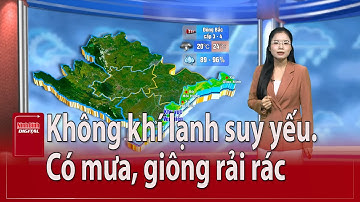 Không khí lạnh suy yếu, có mưa giông rải rác | Ninh Bình Digital