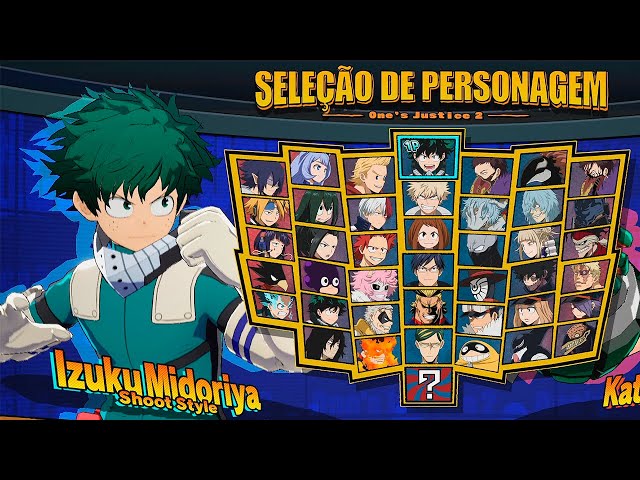 ALL MY HERO ONE'S JUSTICE 2 CHARACTERS  SPECIAL 5th SEASON OF MY HERO  ACADEMIA 