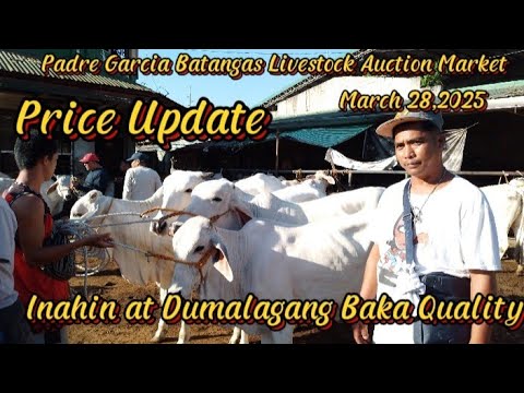 PRICE UPDATE INAHIN AT DUMALAGANG BAKA QUALITY/MARCH 28,2025/PADRE ...