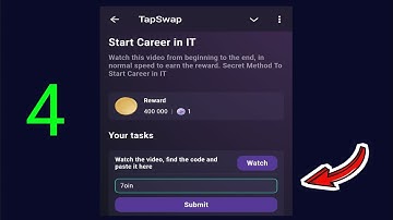 Start Career In IT | TapSwap Video Code | Secret Method To Start Career in IT