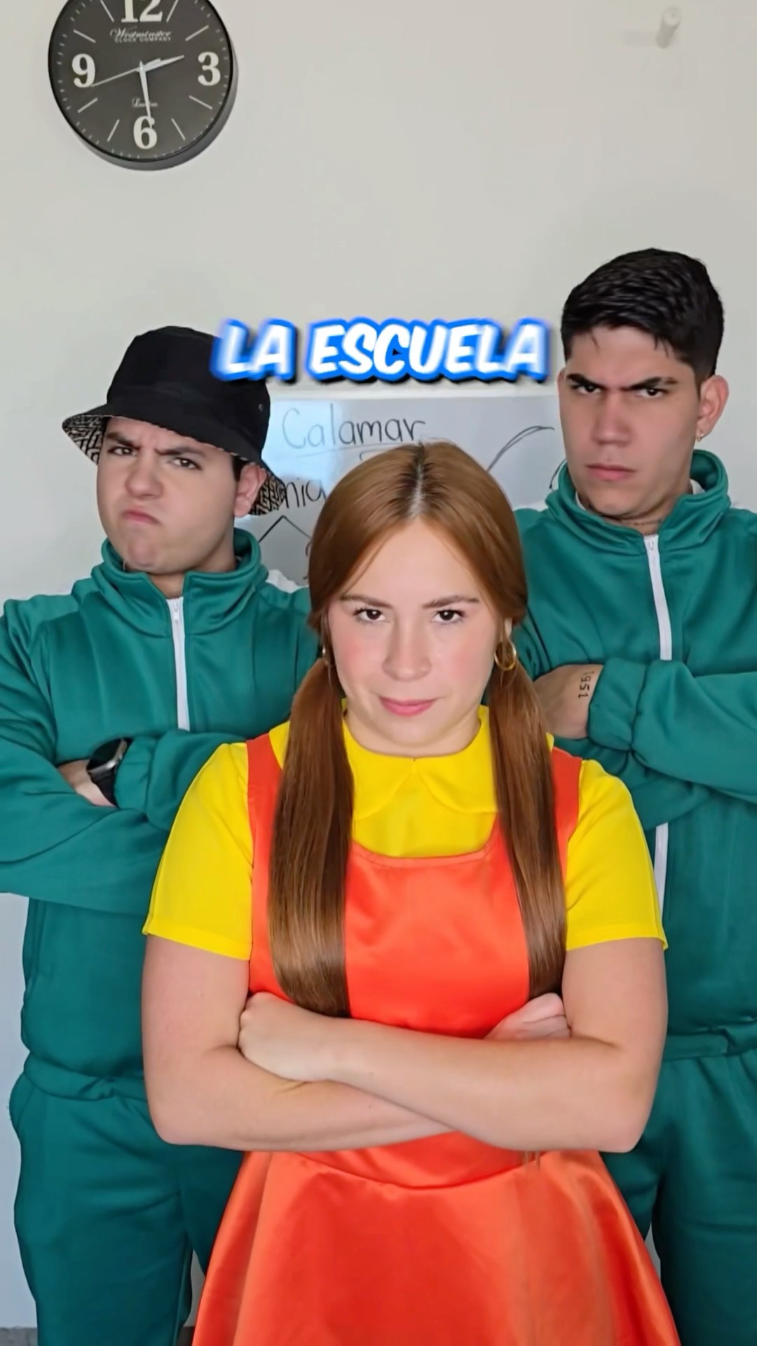 JUEGO DEL CALAMAR EN LA ESCUELA #shorts