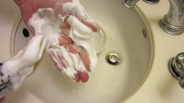 Handmade Tallow and Shea Shave Soap Lathering