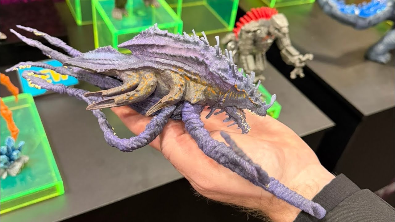 Playmates Toys Monarch Legacy Of Monsters Titan X & Ion Dragon figures revealed 