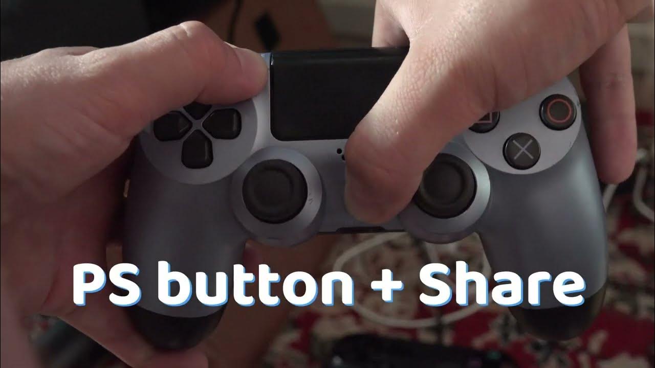 How to connect PS4 controller if blinking white YouTube