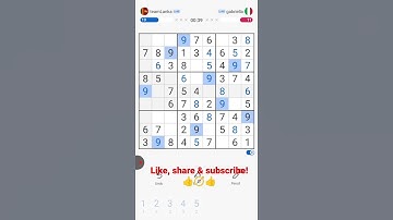 How to beat #sudoku in under 1 min #numbers #numberpuzzle #app #game#puzzle #mobilegame #SriLanka
