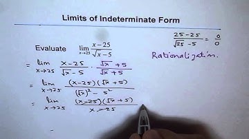 Evaluate Limit by Rationalizing Denominator