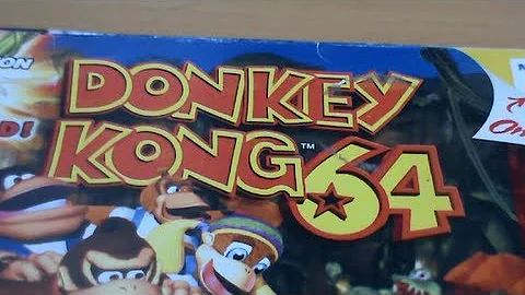Donkey Kong 64 N64 Unboxing