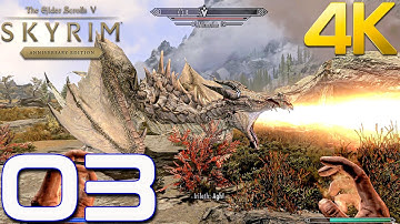 Skyrim Anniversary Edition Gameplay Walkthrough part 3 [4K 60FPS PC] No Commentary