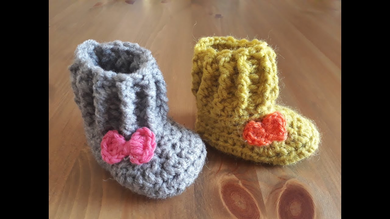 Tığ İşi Bebek Botu Panduf Nasıl Yapılır ? YouTube