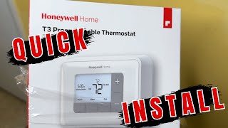 How to Install Honeywell T3 Thermostat - Quick Installation