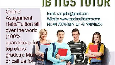 IB ITGS TUTOR HELP