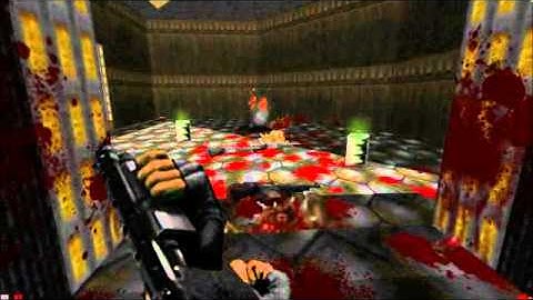 Ultimate Doom - Knee-Deep in Dead - Brutal Doom Mod - E01M09 - Military Base (Secret level)