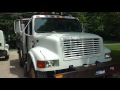 PICKING UP THE 2002 INTERNATIONAL 4700 UTILITY TRUCK!  NICE CLEAN OLDER TRUCK!