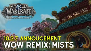 NEW WoW Event: Remix Mists of Pandaria