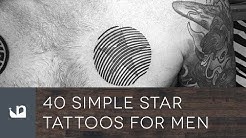 40 Simple Star Tattoos For Men 