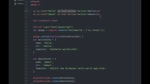 Using angular-ui-router