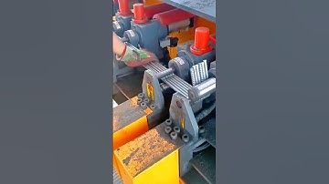 Automatic Rebar Thread Rolling Machine Forming Steel Rod Ends with Precision Dies