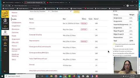 How to see your true grade in a Canvas class