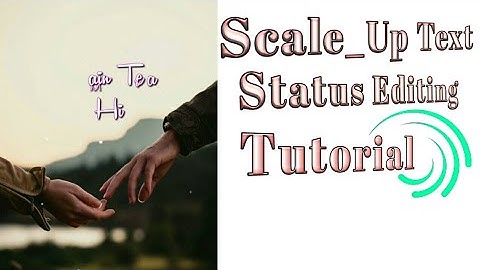 How To Create Scale Up Text Status Video In Alight Motion || Status Editing || Technical Afshan
