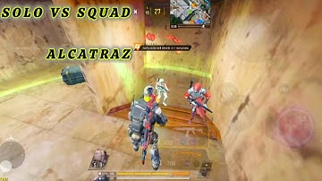 ALCATRAZ Solo vs Squad Gameplay| CODM Alcatraz Gameplay