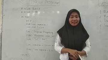 Naili & Regita - Menghitung Luas Lingkaran [Logika dan Algoritma]