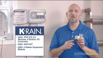 K-Rain EX Pro 2.0 Modular 4 Station I/O Controller