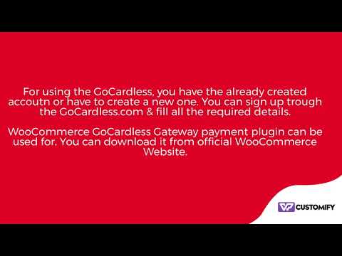 How to Setup GoCardless Gateway in WooCommerce