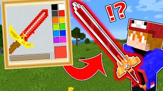 【マイクラ】描いた絵がアイテムになるマインクラフト！？【ゆっくり実況】【まいくら】