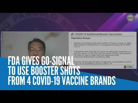 FDA gives go-signal to use booster shots from 4 COVID-19 vaccine brands