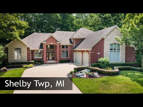 48246 Rosewood Dr, Shelby Twp, MI home video tour