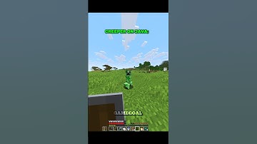 Creeper on Java vs Creeper on Bedrock 💀