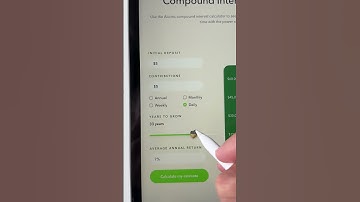 How To Use Acorns Compound Interest Calculator