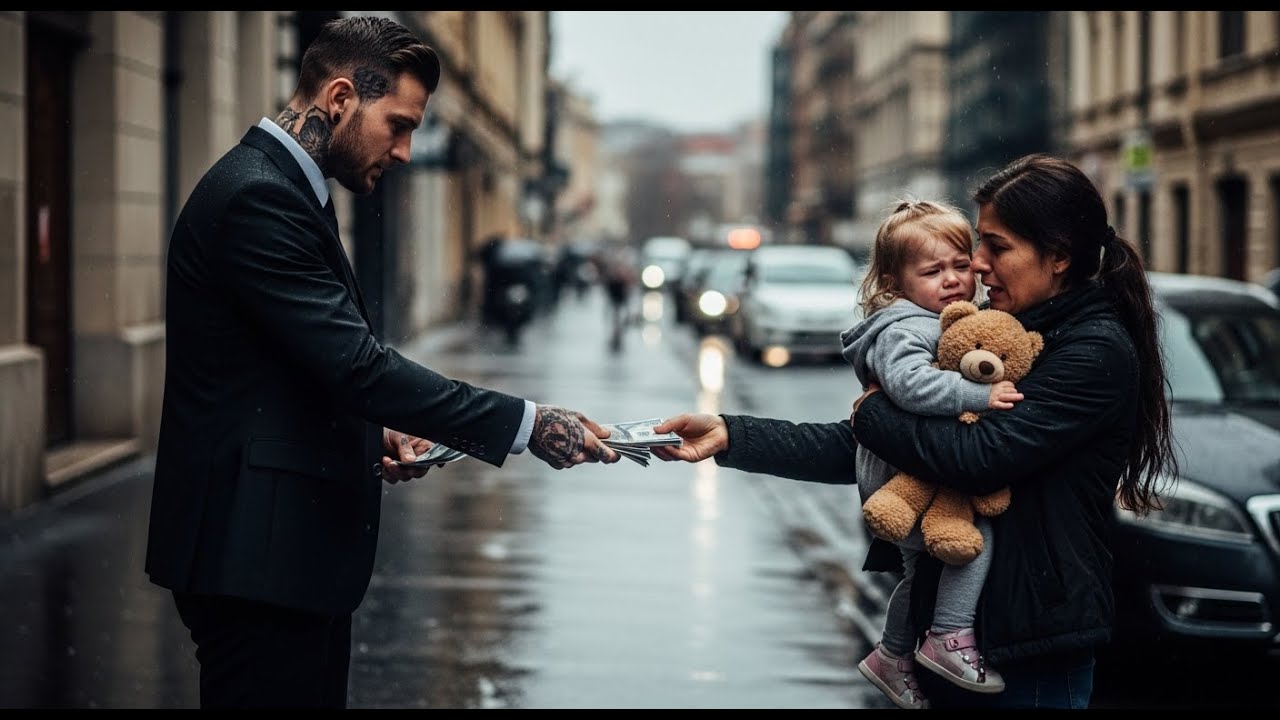 Una senzatetto restituì la figlia del boss — lui aprì il portafoglio e disse: «Dimmi il tuo prezzo».