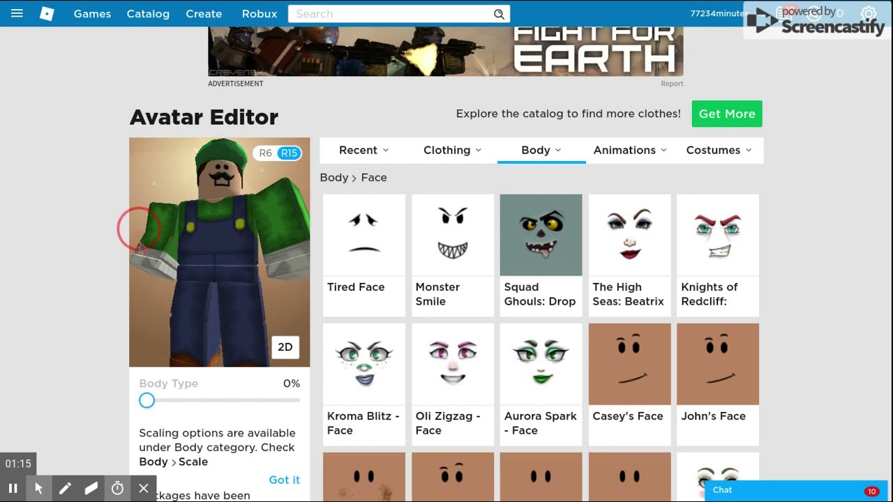 How To Make Luigi In Roblox Youtube - luigi roblox shirt