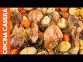 Muslos de pollo al horno