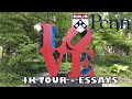 University of Pennsylvania Tour [4K] + Essay Tips #penn #collegetour #essay
