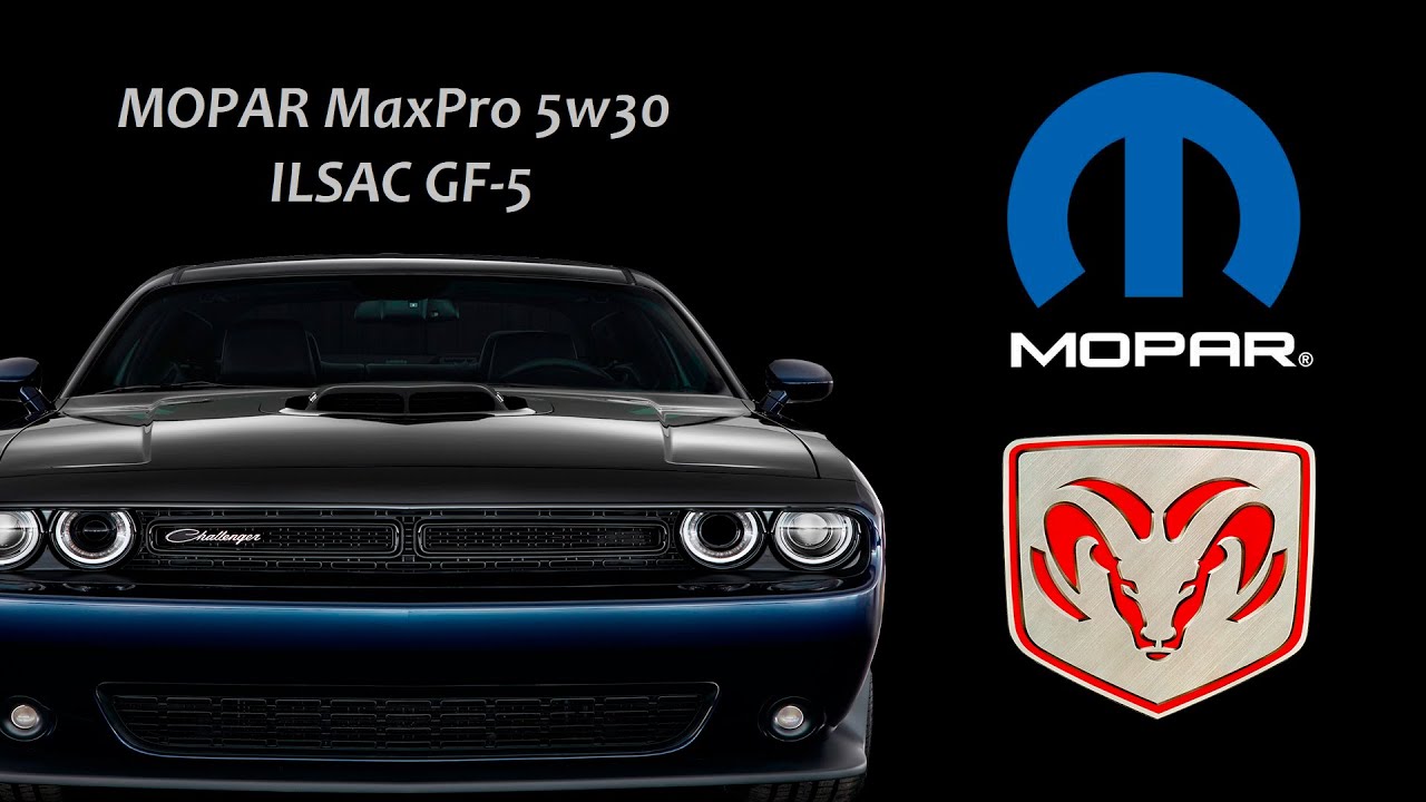 Тест моторного масла Mopar MaxPro 5w30, SN, ILSAC GF-5.