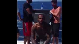Lebron James ALS Ice Bucket Challenge