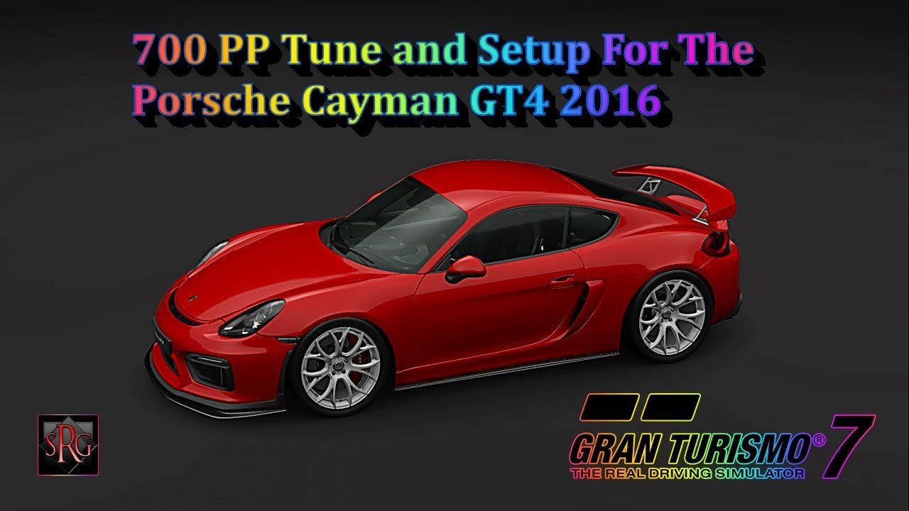 GT7 - The Best 700 PP Porsche Cayman 2016 Tune and Setup - YouTube