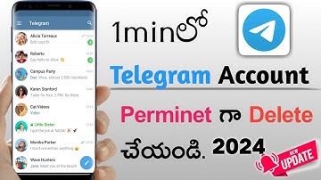 Hoe u uw Teligram-account permanent kunt verwijderen in het Telugu in 2024