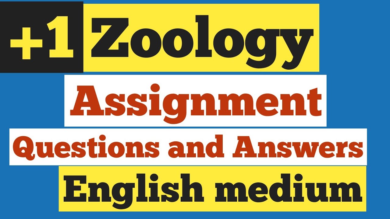 zoology assignment answer