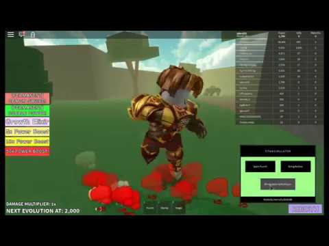Roblox Titan Simulator Gui Auto Punch Farm Hack Script 2019 Youtube - roblox titan simulator hack