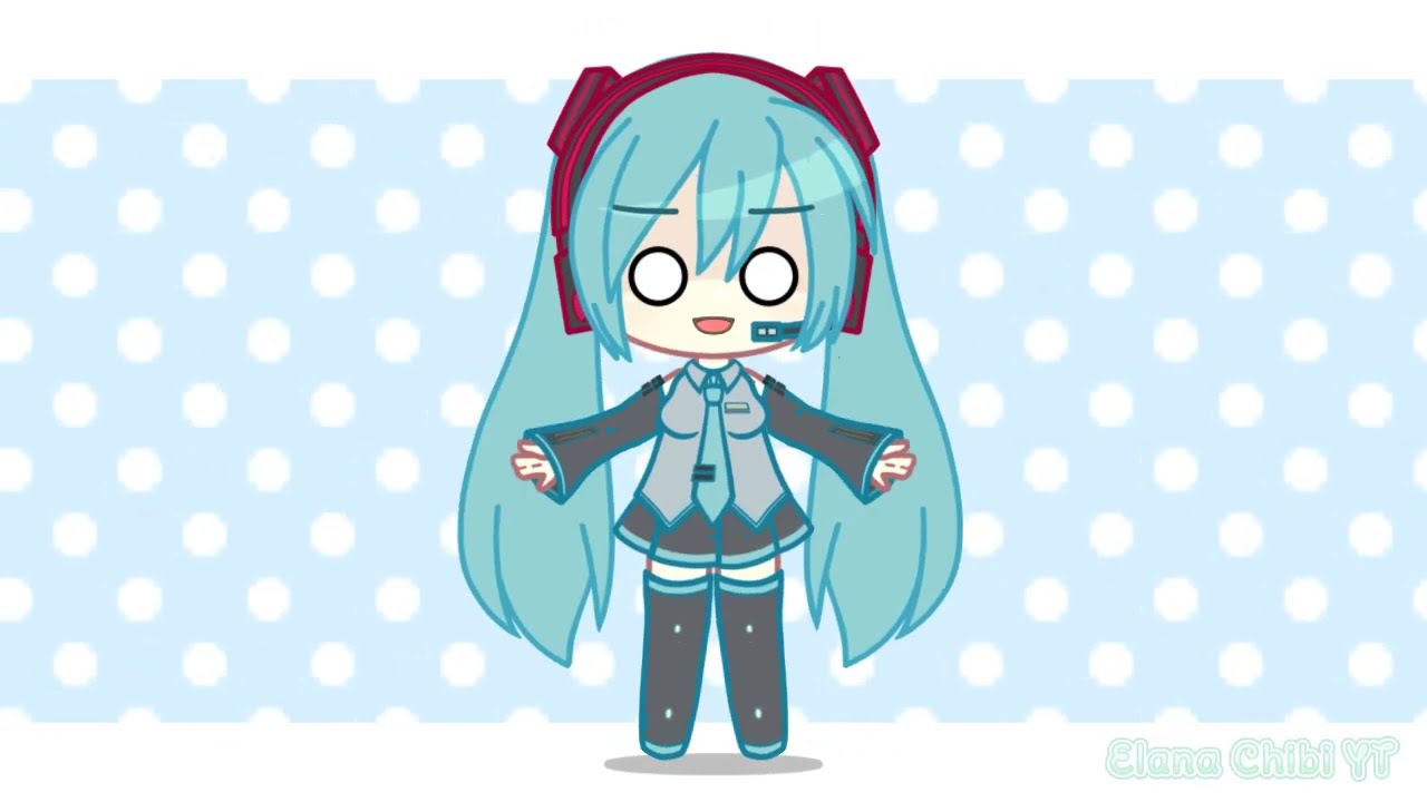 Hatsune Miku (Gacha club + Gacha designer) .