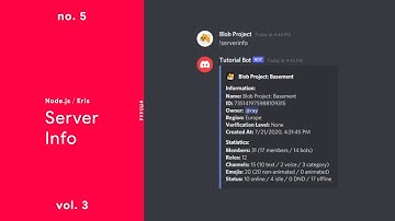 Server Info — (Node.js / Discord.Eris) — No. 5